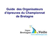 Guide des organisateurs d'épreuves du Championnat de Bretagne